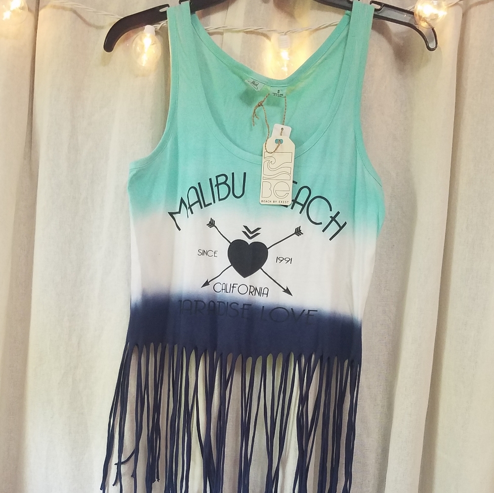 Dip dye Fringe Tank
